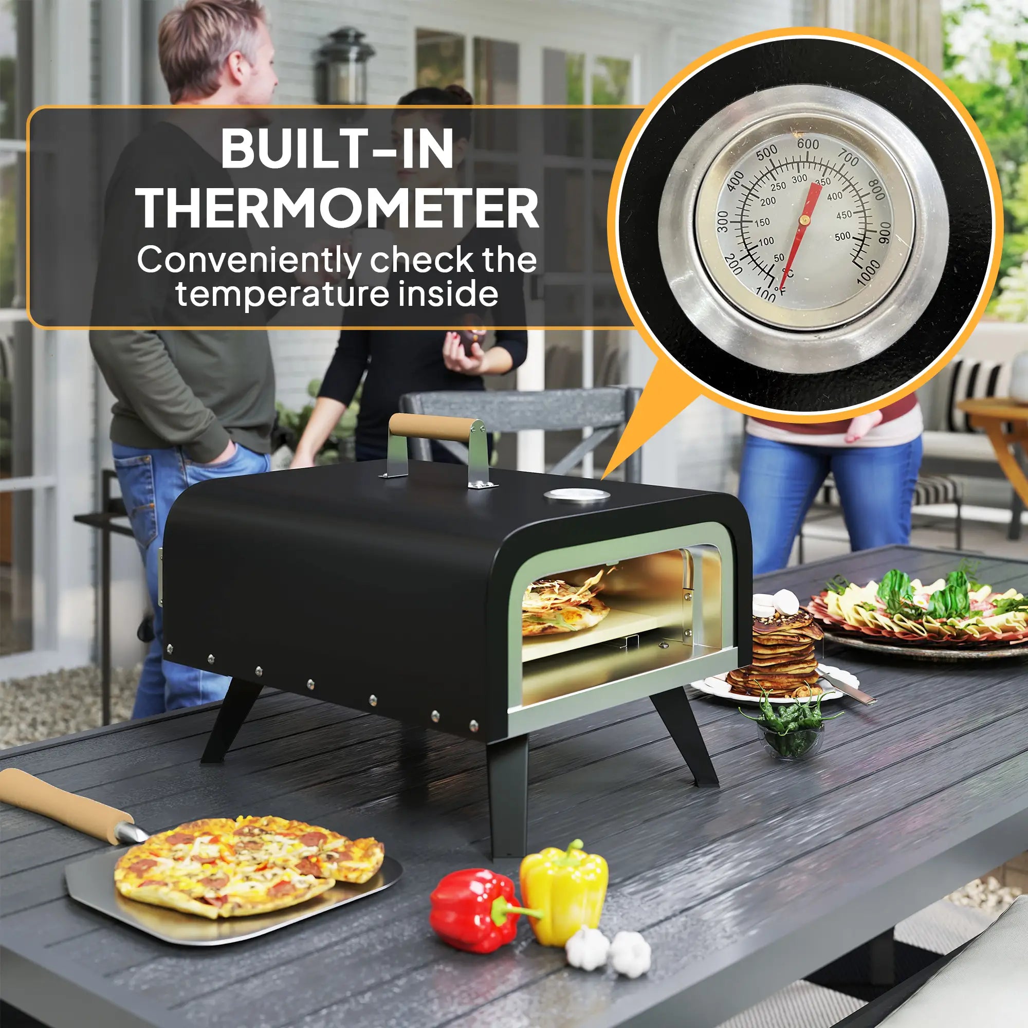 Portable Gas Pizza Oven, 12