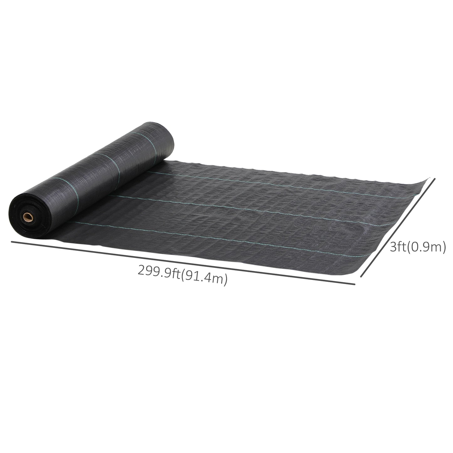 3ft x 300ft Weed Barrier, Landscape Fabric, Greenhouse Garden, 3.5oz Weed Barrier Fabrics at Gallery Canada