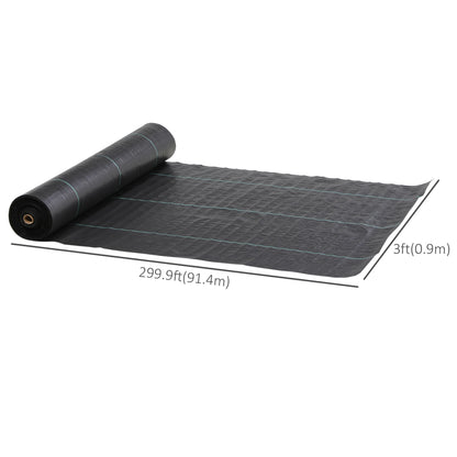3ft x 300ft Weed Barrier, Landscape Fabric, Greenhouse Garden, 3.5oz Weed Barrier Fabrics at Gallery Canada