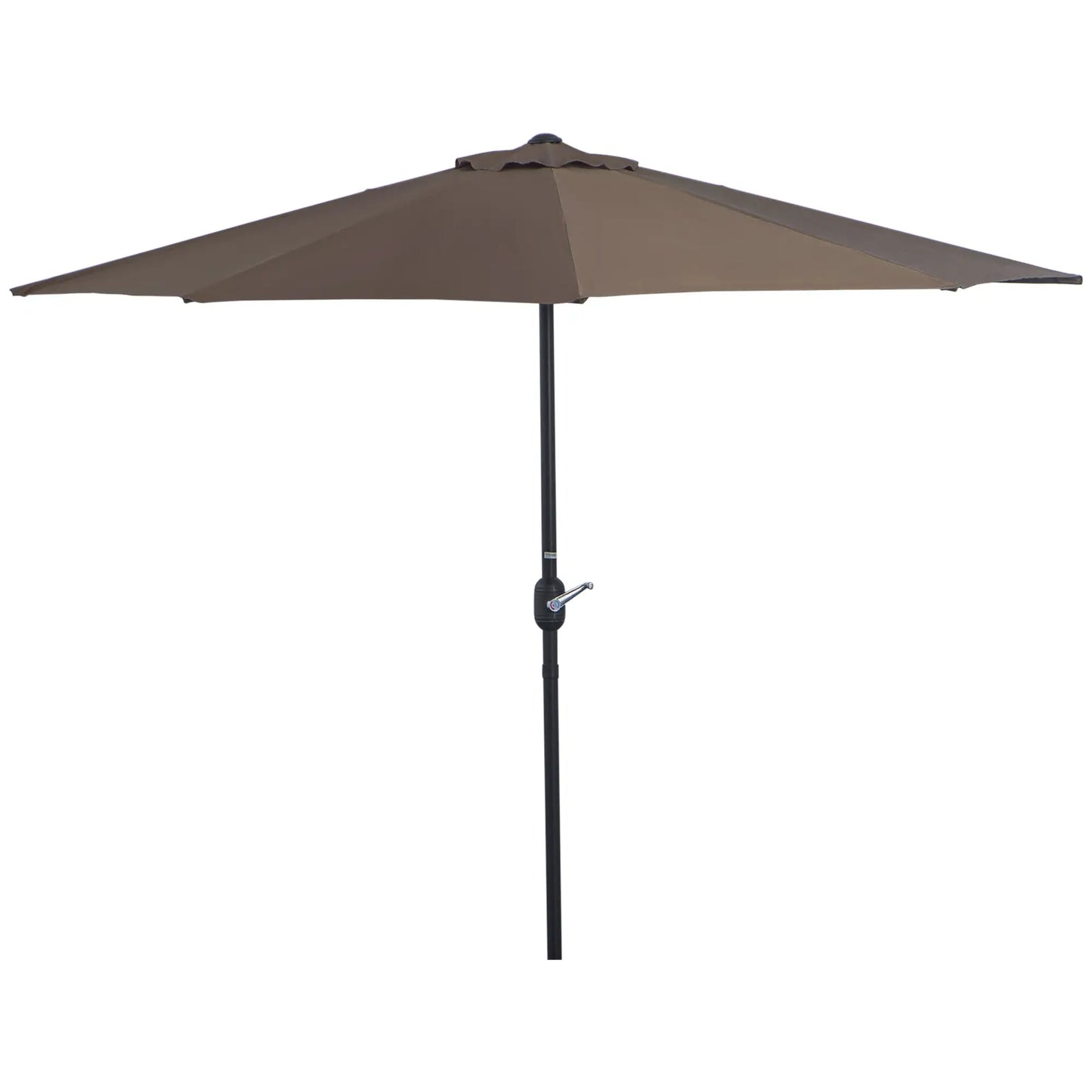 9ft Half Round Umbrella, Outdoor Patio, Coffee Sun Umbrellas Coffee at Gallery Canada