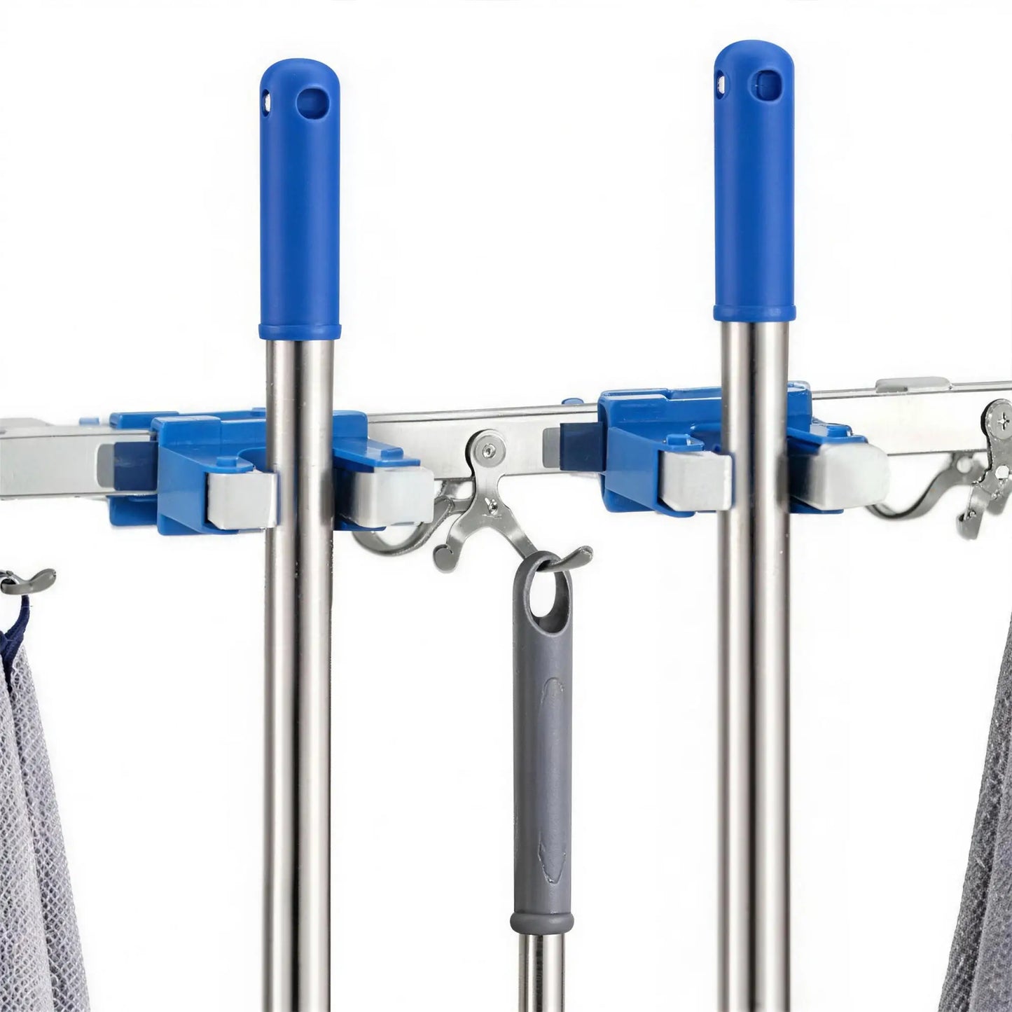 Cleaning Rolling Janitor Cart With Locking Wheels And Drip Tray