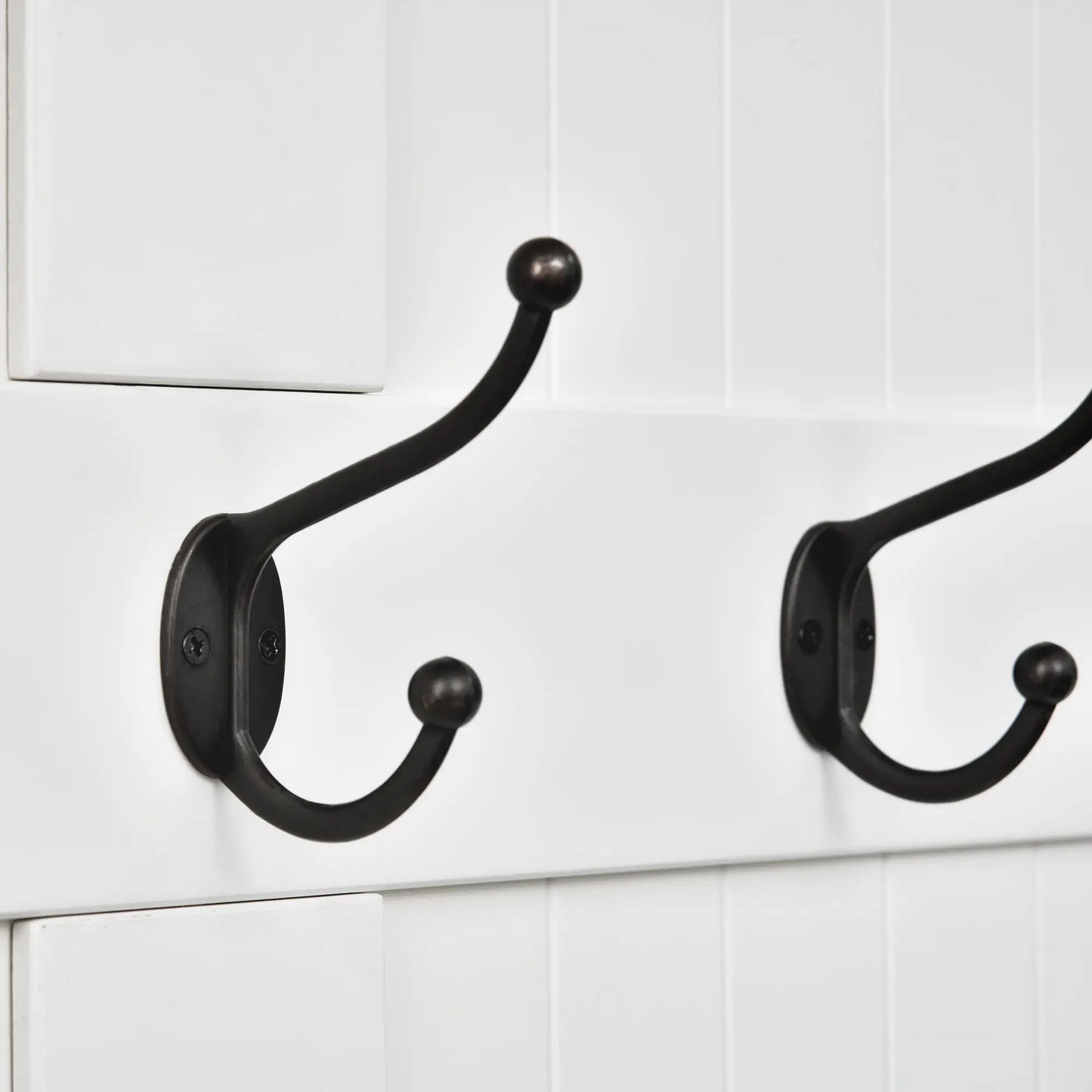 3-In-1 Hall Tree, Coat Rack, Shoe Storage, Bench Seat, White