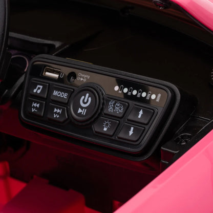 Voiture électrique pour enfants 12V, Audi TT RS avec télécommande, Rose