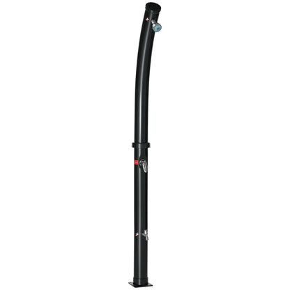 Solar Outdoor Shower, 5.3-Gallon, Adjustable Temperature, Black Outdoor Swimming Pools & Hot Tubs at Gallery Canada