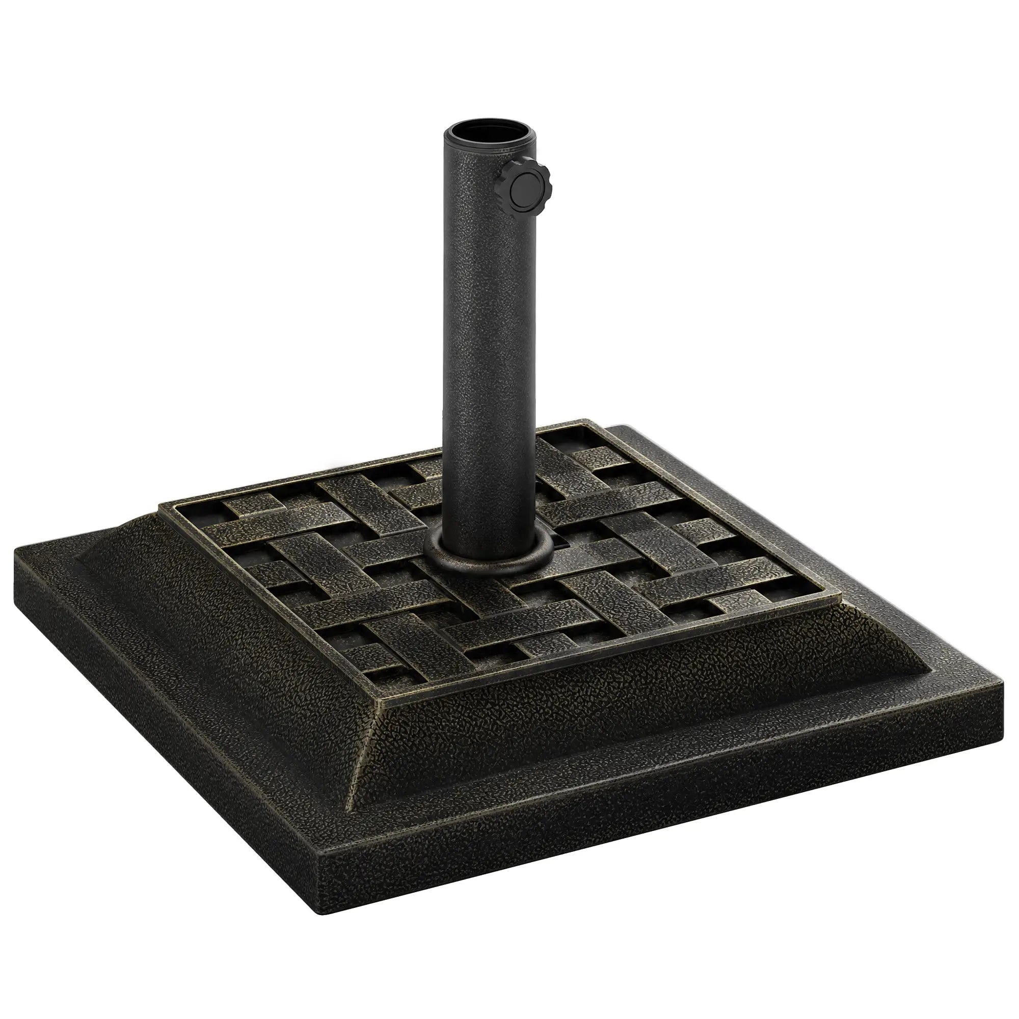 20 Lb Patio Umbrella Stand, Bronze Umbrella Bases at Gallery Canada