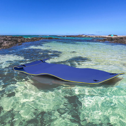 10' x 5' Roll-Up Pool Float Pad, Water Mat for Lakes, Oceans, Pools, Blue Floating Water Mats Blue at Gallery Canada