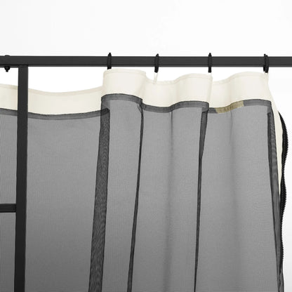 Replacement Mosquito Netting, 10' x 10', Black, White Gazebos at Gallery Canada