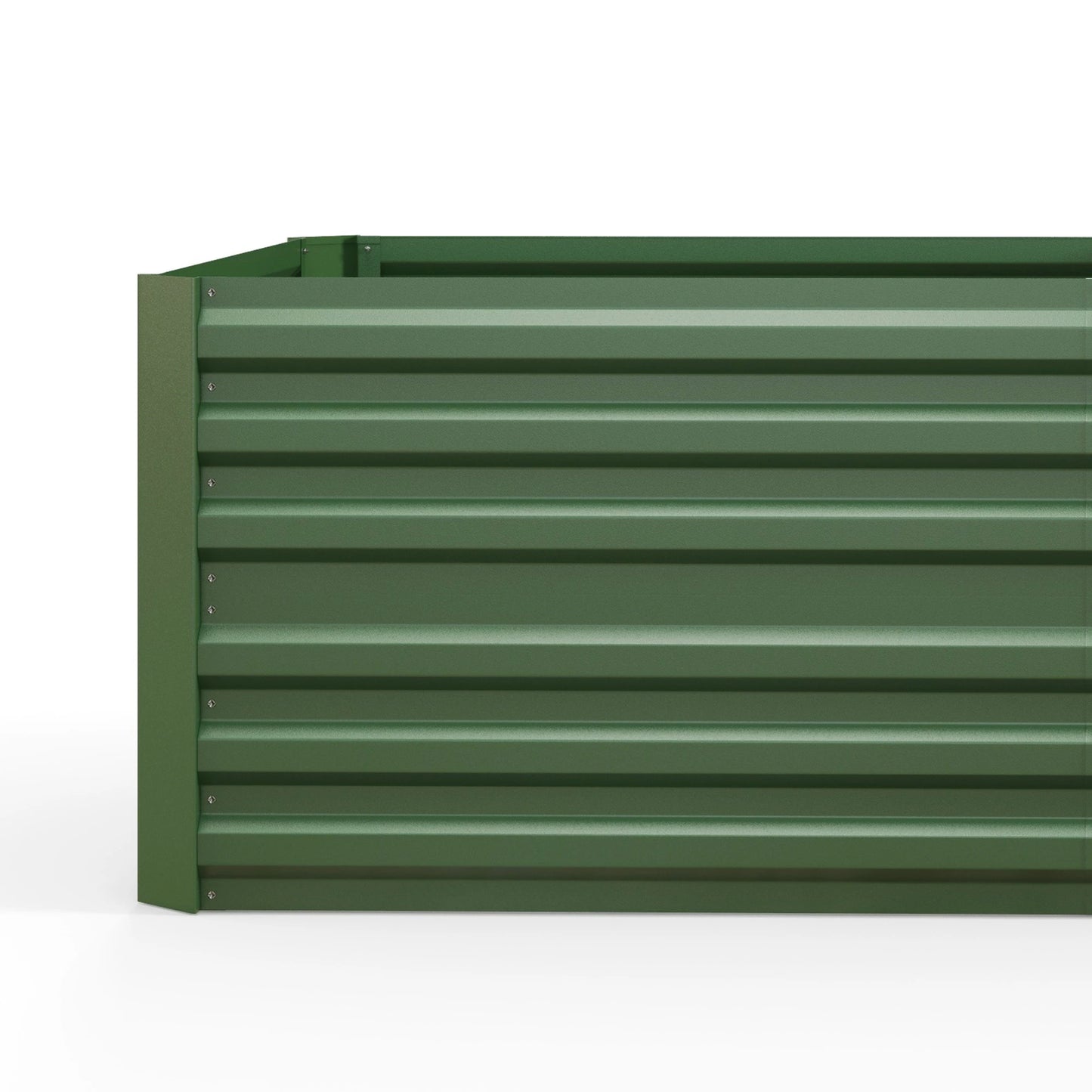 Galvanized Raised Garden Bed, Steel Planter, 71" x 35" x 23", Green Galvanized Planter Boxes at Gallery Canada