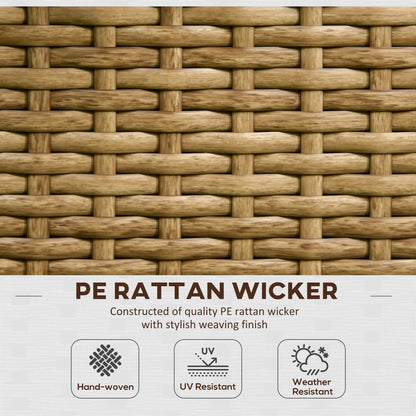 Raised Garden Bed with Lattice Trellis, Rattan Planter with Storage, Sand Brown Raised Garden Beds at Gallery Canada