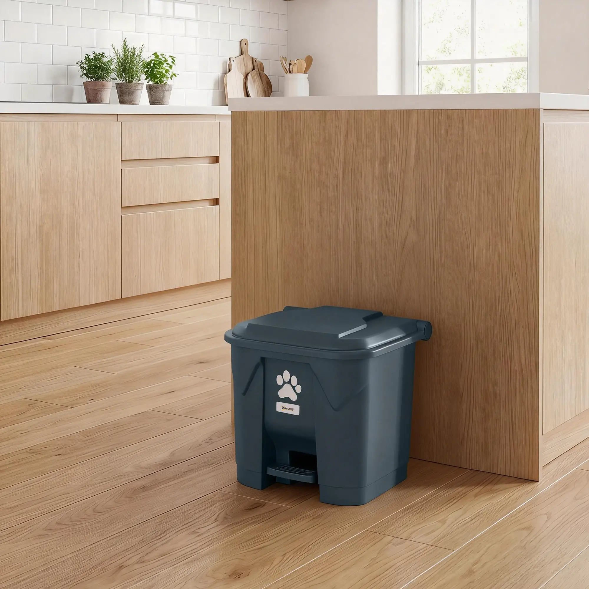 Dog Poop Outdoor Garbage Bin, 8 Gal, Black Garden Accessories at Gallery Canada