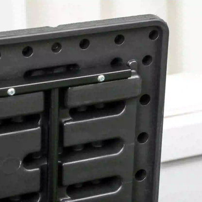 81 Gallon Garden Storage Box, Waterproof Double Wall, Black Patio Storage Boxes at Gallery Canada
