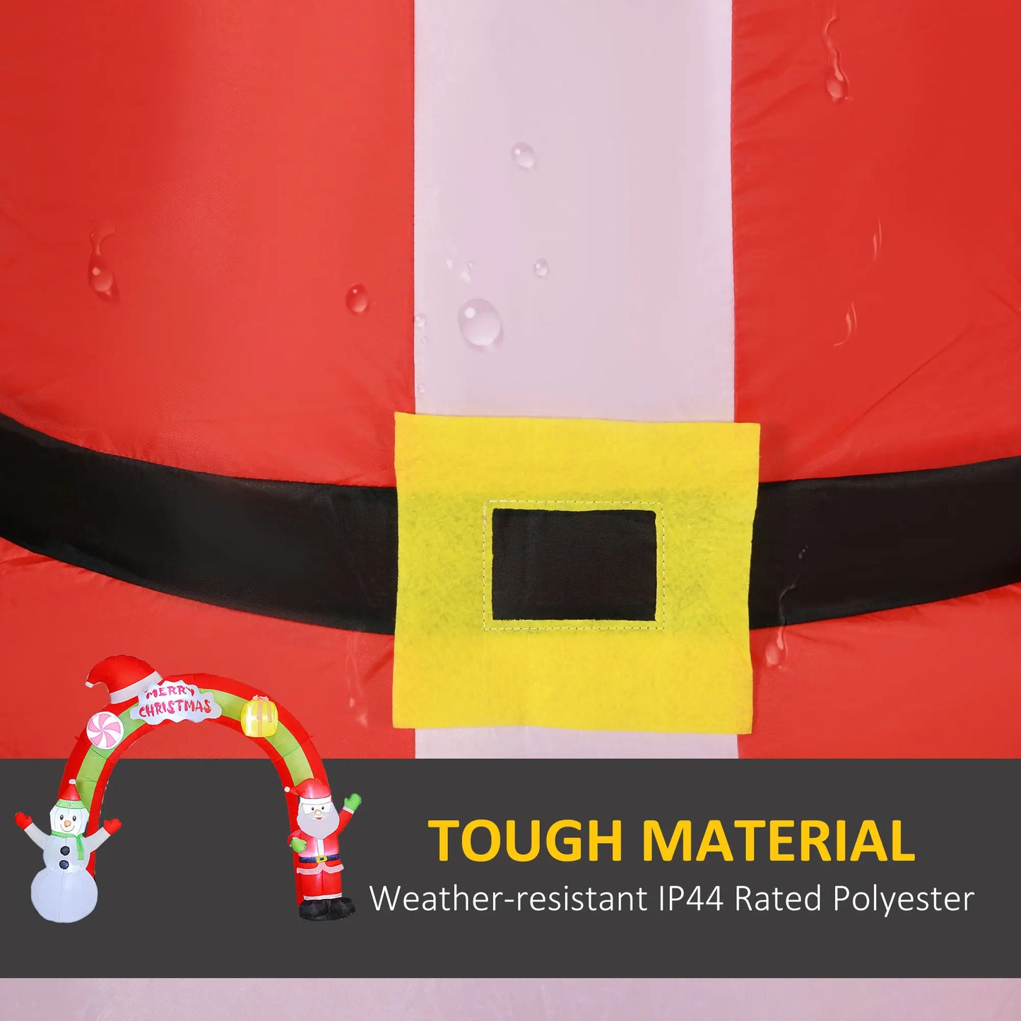 10FT Christmas Inflatable Archway, Santa Claus Snowman Arch, LED Lights Christmas Inflatables at Gallery Canada