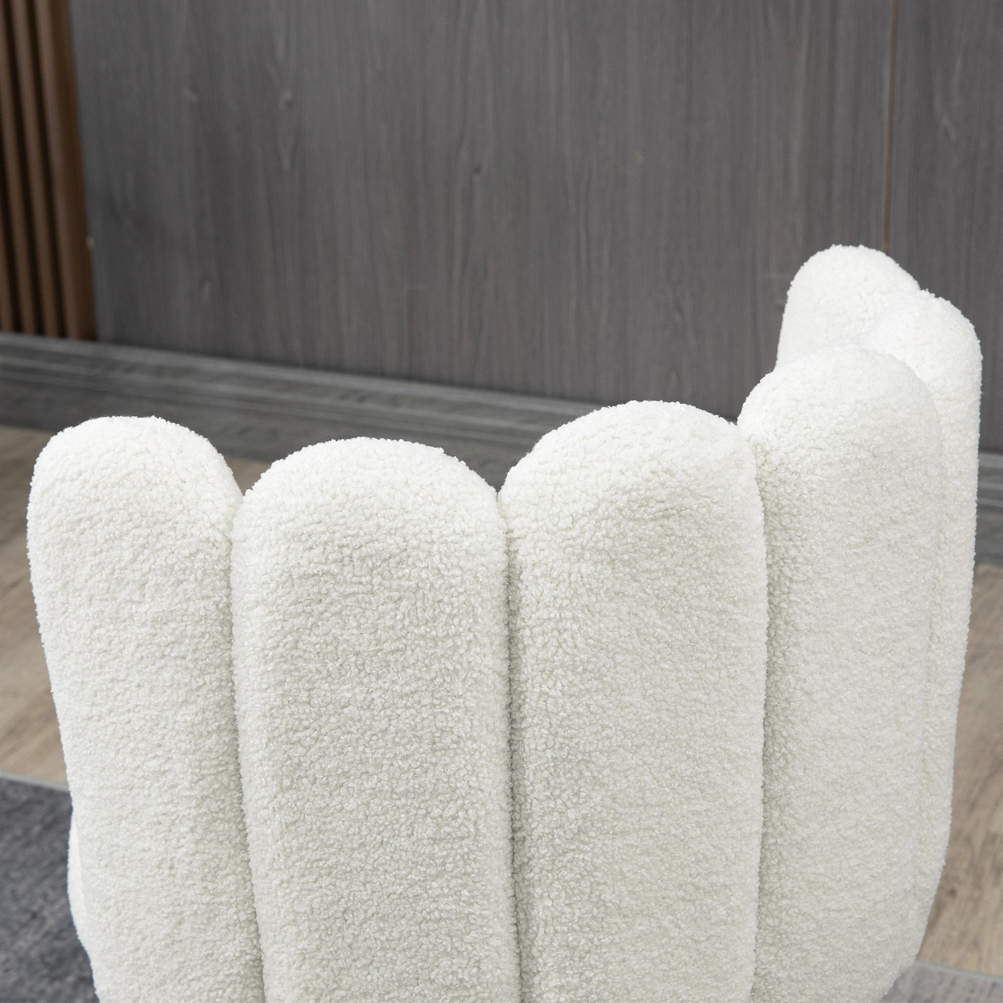 Faux Cashmere Bar Stools, Set of 2, Counter Height, 20.5