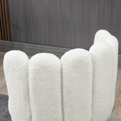 Faux Cashmere Bar Stools, Set of 2, Counter Height, 20.5"x19.7"x36.6", Cream Bar Stools at Gallery Canada