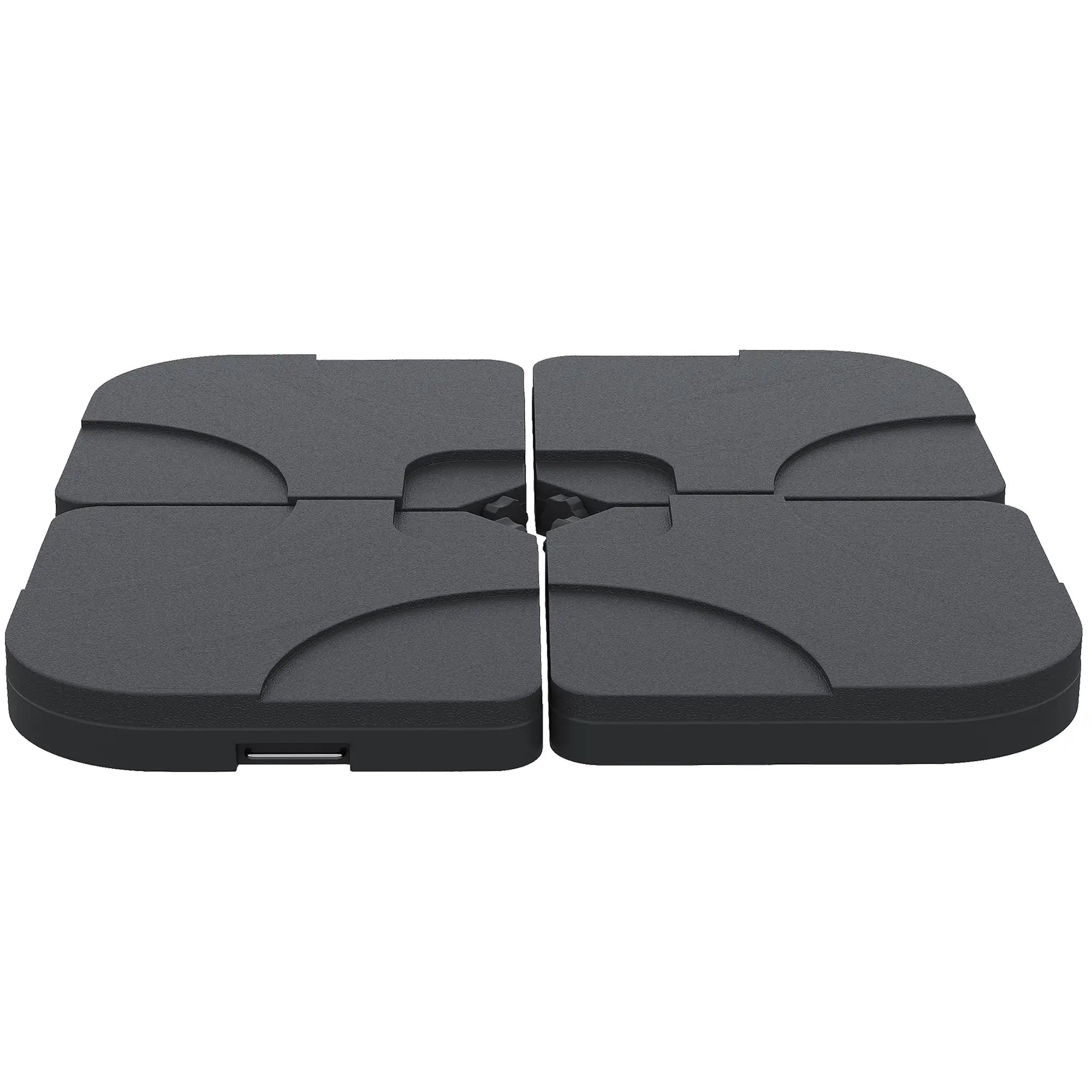 4pc Portable Umbrella Base Weights, Garden Parasol Stand, Black Umbrella Bases at Gallery Canada