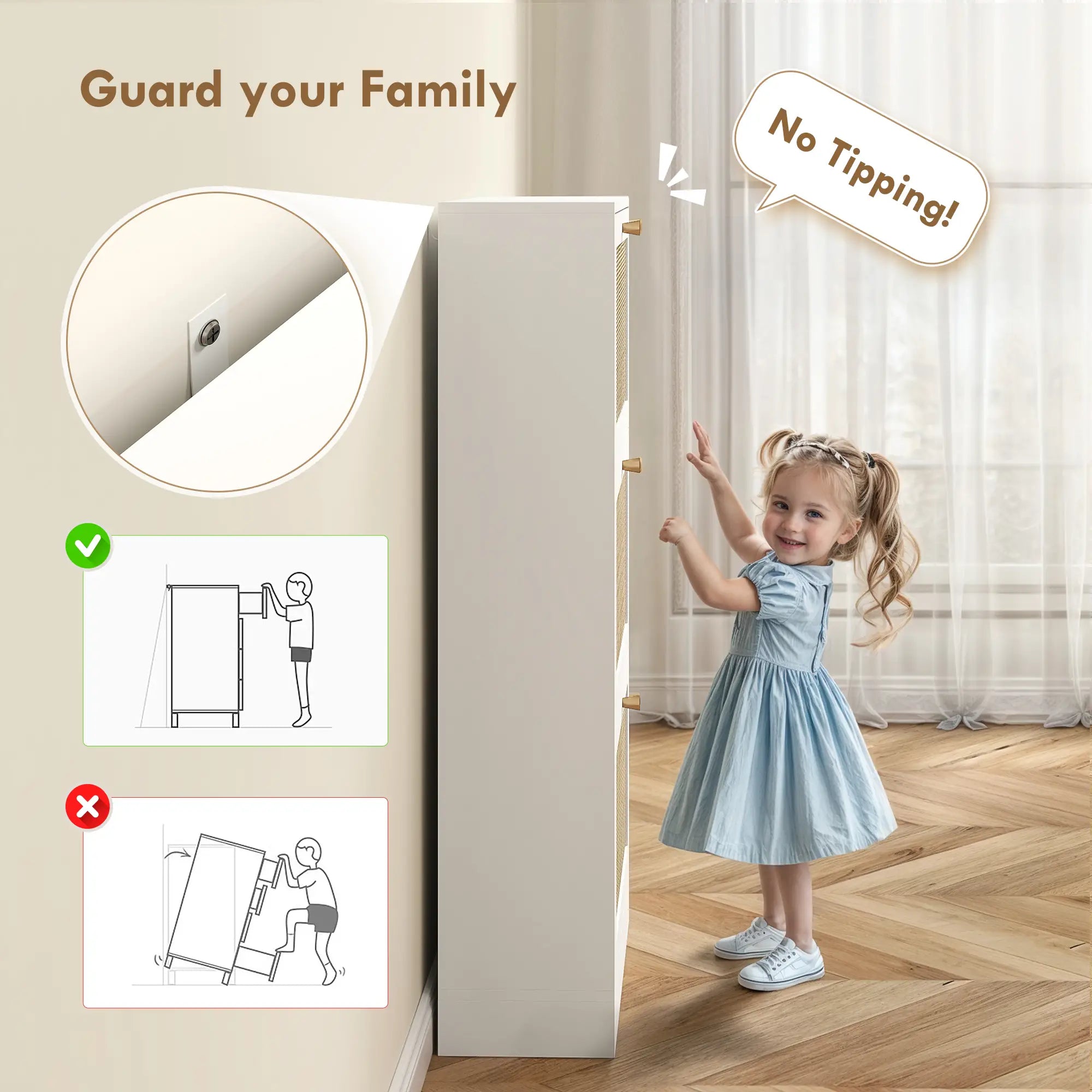 Rattan Shoe Storage Cabinet, 3 Flip Drawers, Adjustable Shelves, 18 Pairs, White Shoe Storage Cabinets & Racks at Gallery Canada