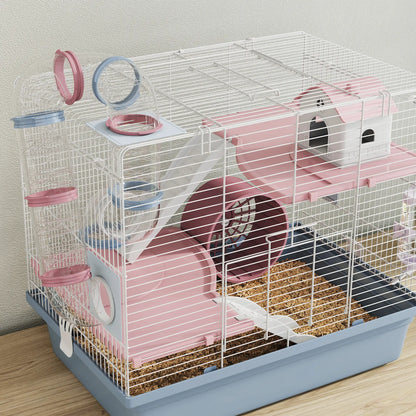3-Tier Hamster Cage With Exercise Wheel, Food Bowl, Water Bottle Hamster Cages at Gallery Canada
