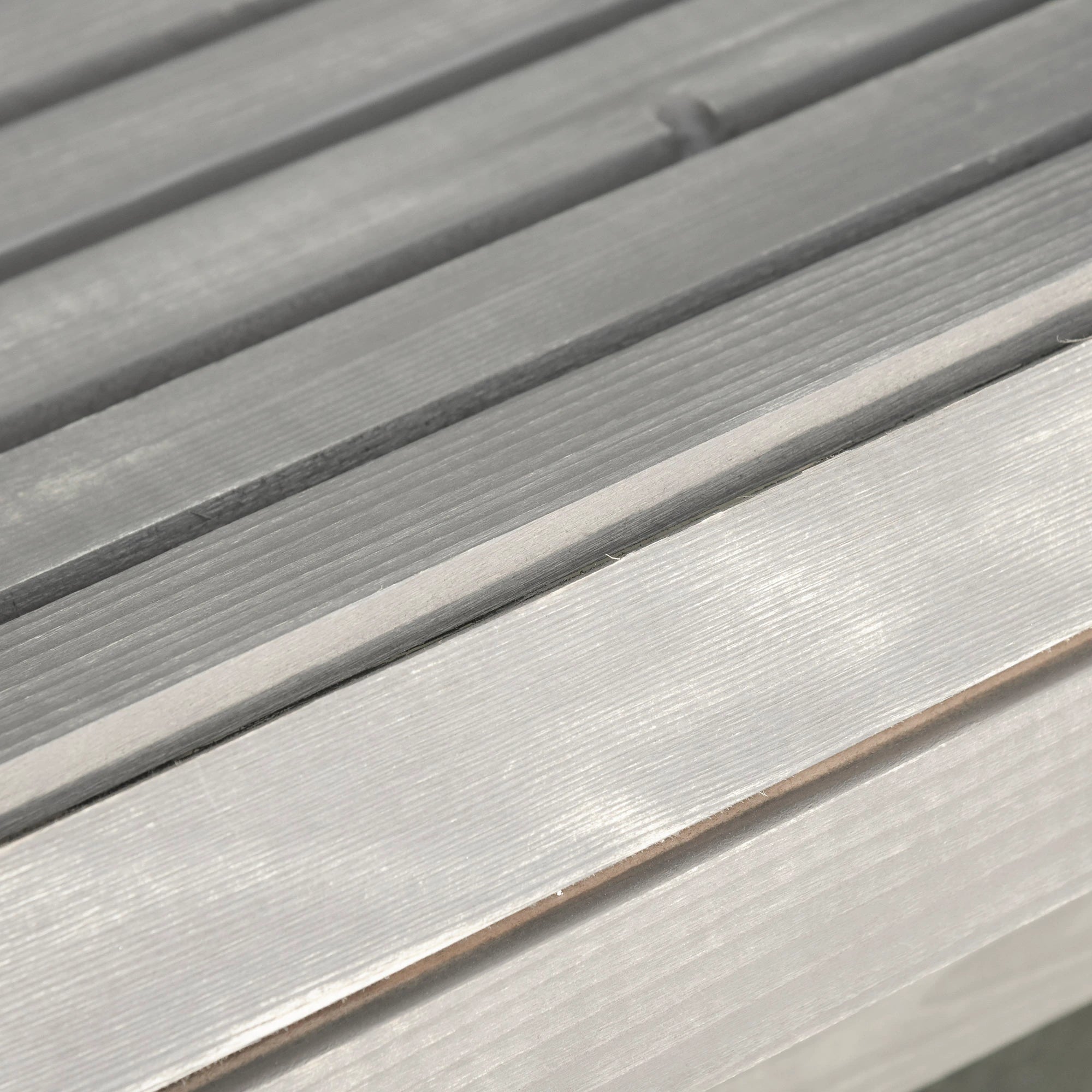 Wood Adirondack Chair, Outdoor Patio Chair, Slatted Design, Light Grey Patio Chairs at Gallery Canada