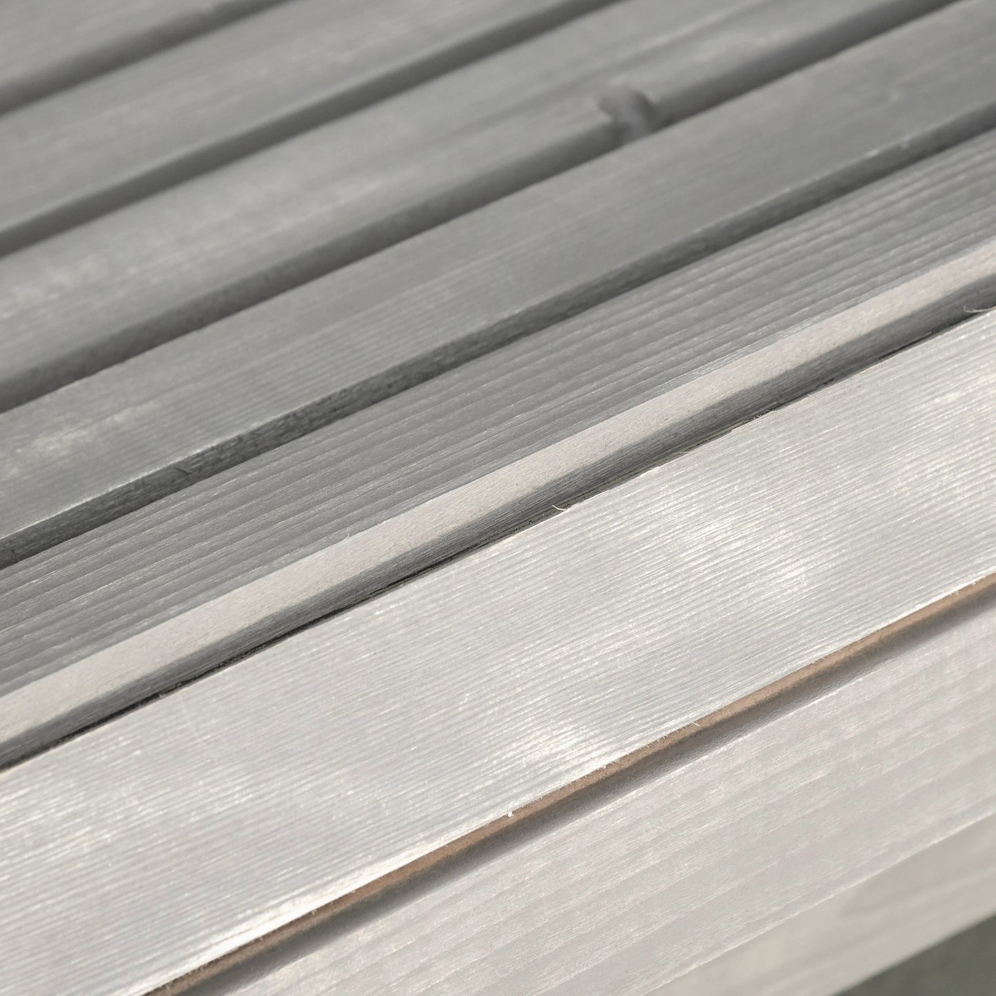 Wood Adirondack Chair, Outdoor Patio Chair, Slatted Design, Light Grey Patio Chairs at Gallery Canada