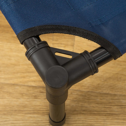 Elevated Dog Bed, Raised Cot, M Size, 30" x 24" x 7", Blue Elevated Dog Beds at Gallery Canada