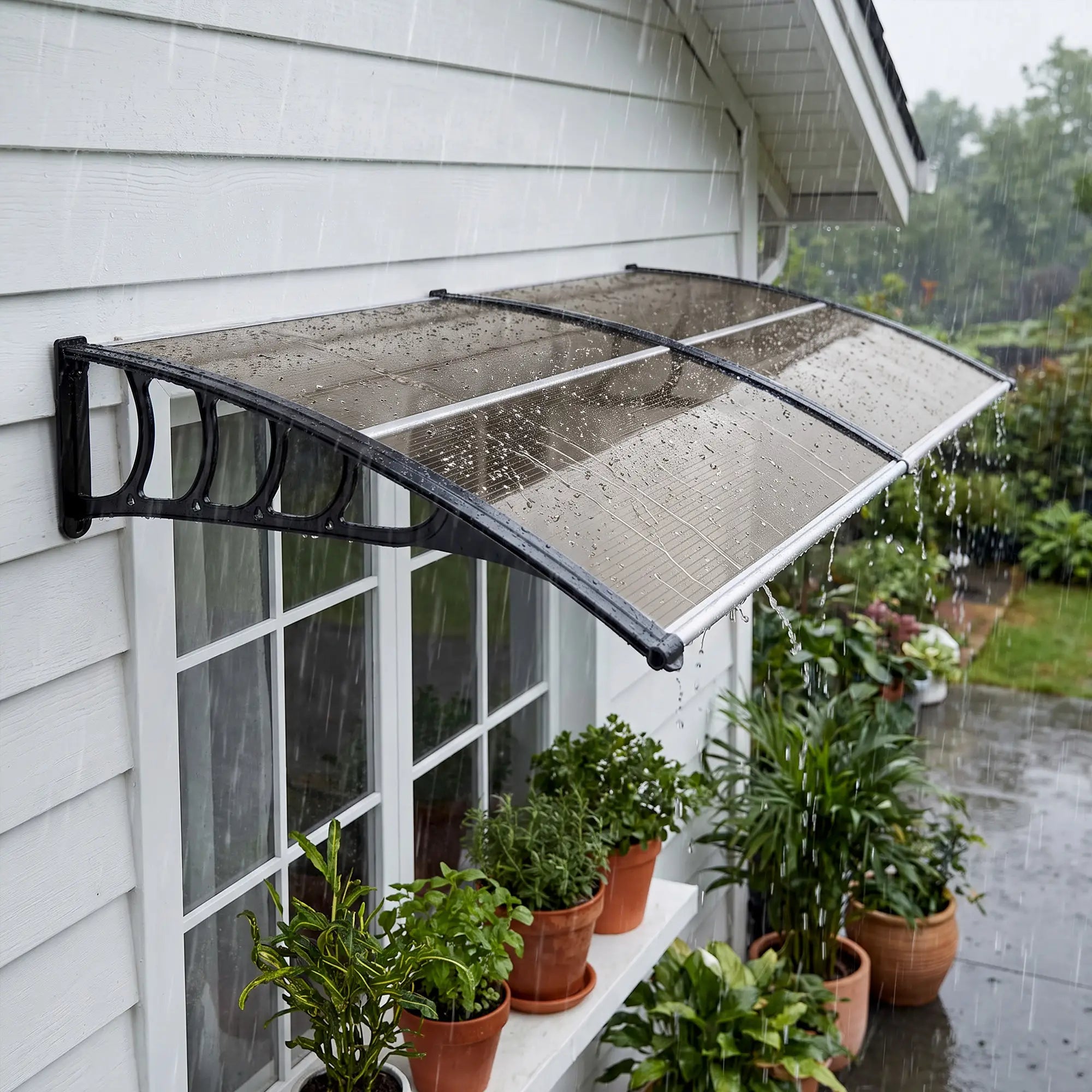 Polycarbonate Window Awning, 40