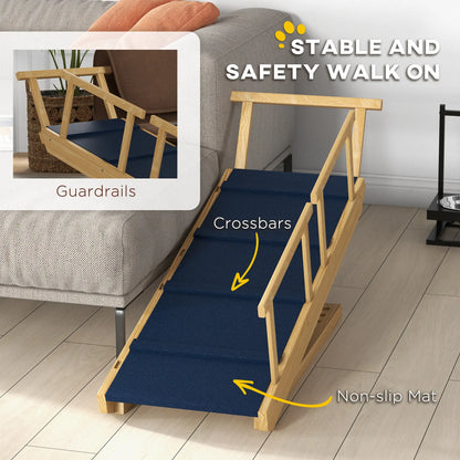 Adjustable Dog Stairs, Foldable Steps with Non-Slip Mat, for Small to Large Dogs Dog Stairs at Gallery Canada