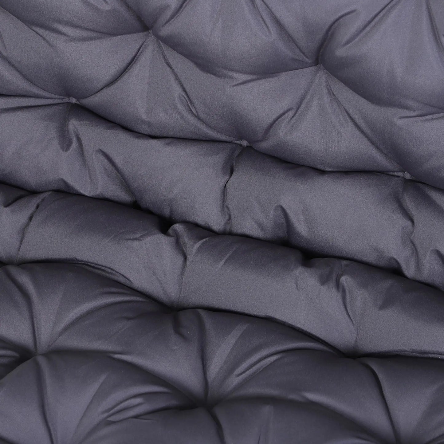 2 Seater Garden Bench Cushion, Thick Outdoor Non-Slip, 52" x 43" x 4", Dark Grey Patio Chair Cushions at Gallery Canada