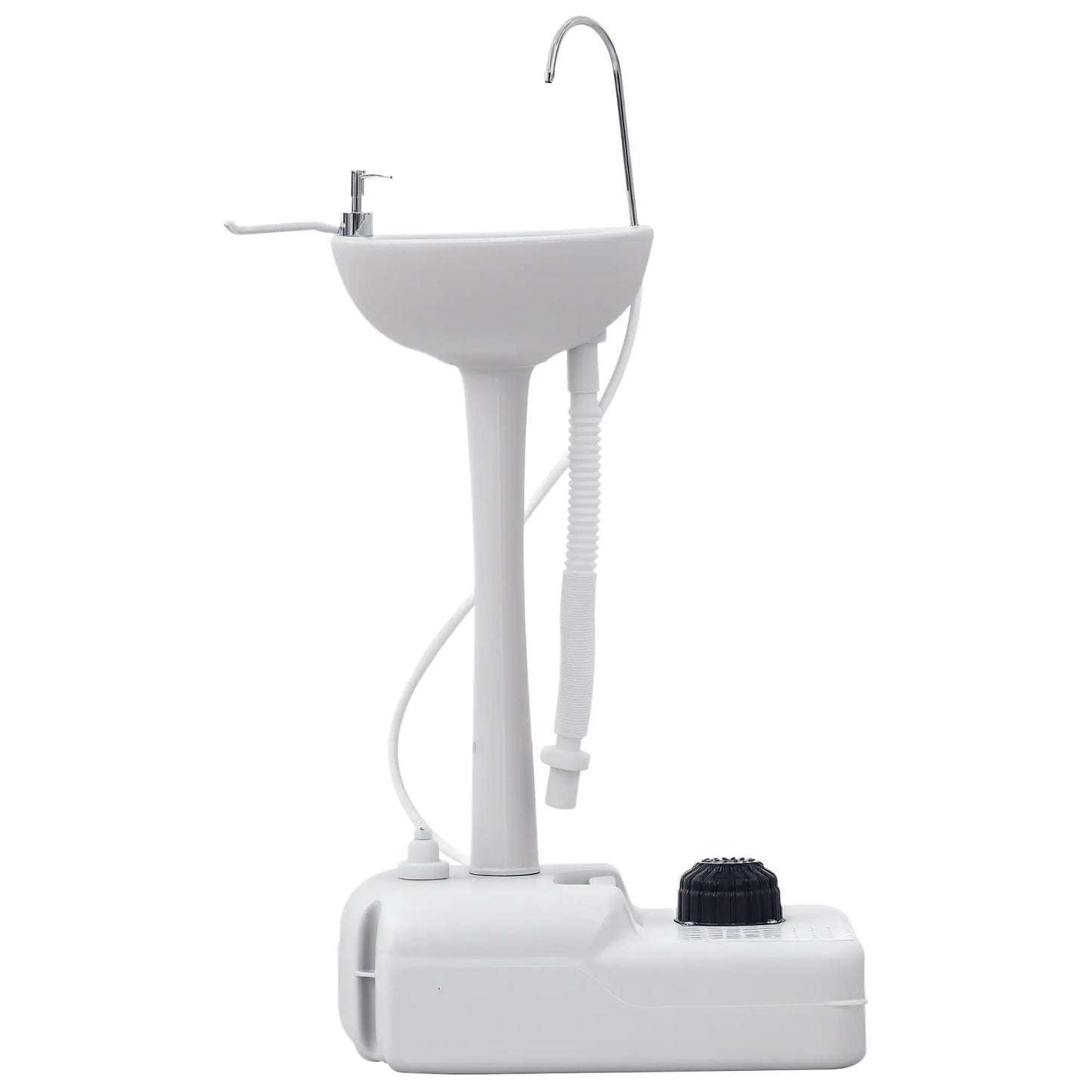 Portable Camping Sink, 17L Water Tank, Soap Dispenser, Towel Holder Camping Sinks Light Grey at Gallery Canada