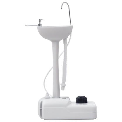Portable Camping Sink, 17L Water Tank, Soap Dispenser, Towel Holder Camping Sinks Light Grey at Gallery Canada
