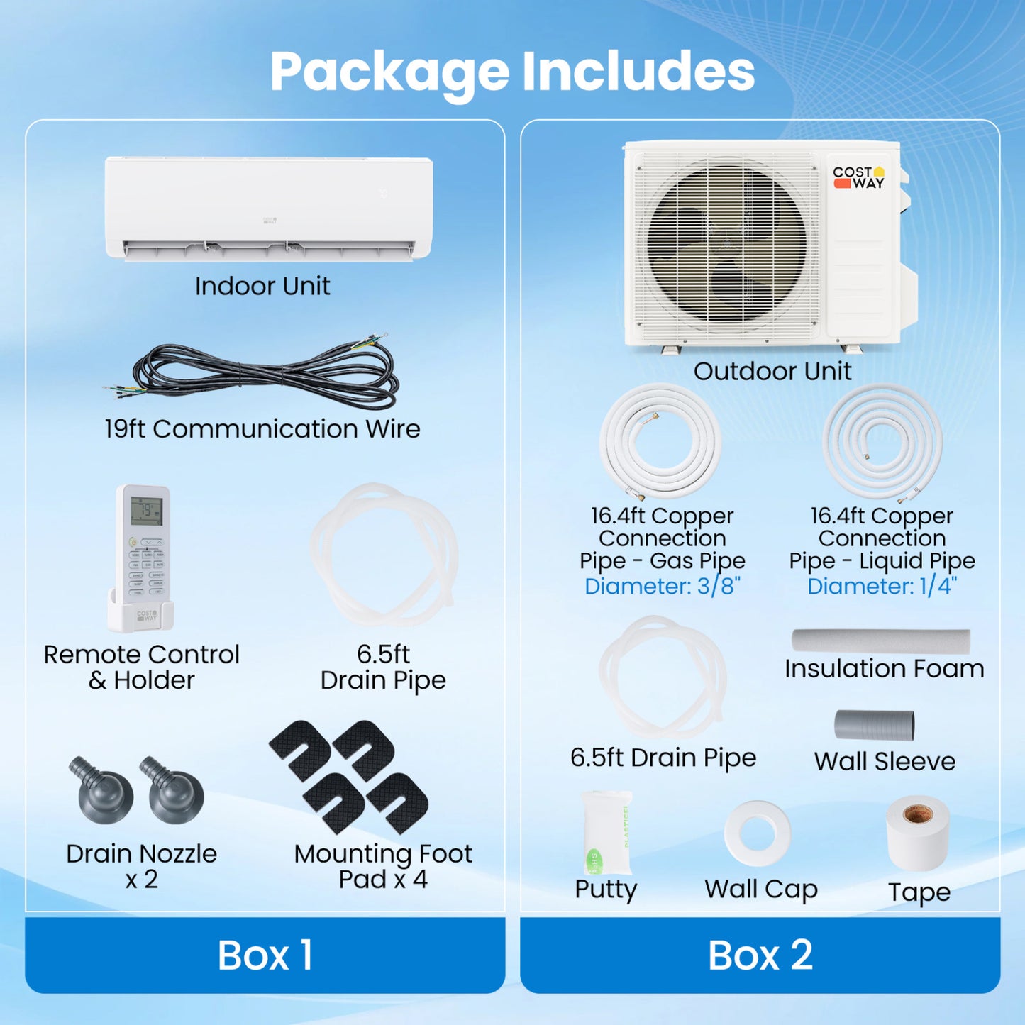 12000 BTU 20 SEER2 115V Mini Split AC And Heater, White Mini Split Air Conditioners at Gallery Canada