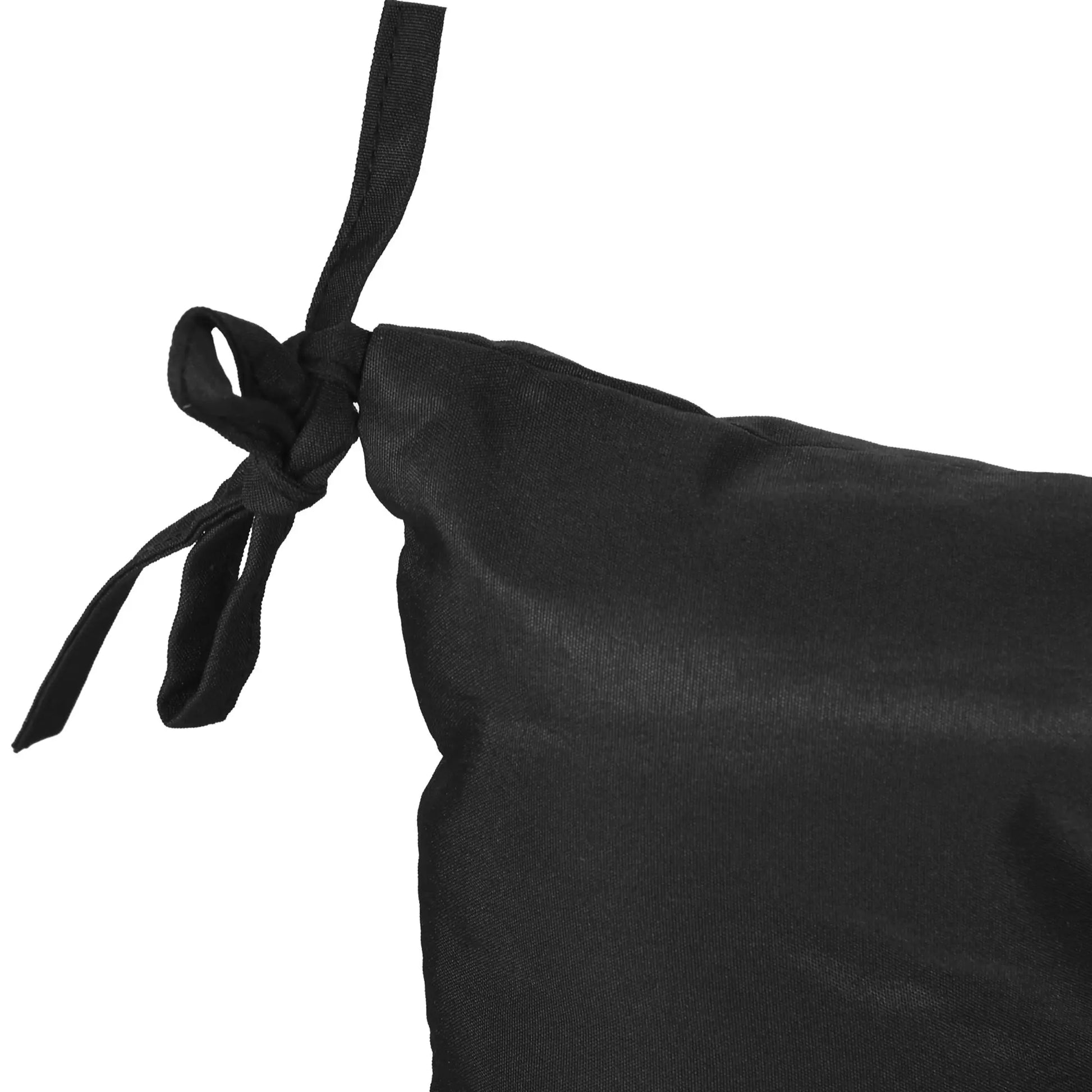 Patio Chair Cushions Set of 2, 39" x 20" x 3", Outdoor Tufted, Black Patio Chair Cushions at Gallery Canada