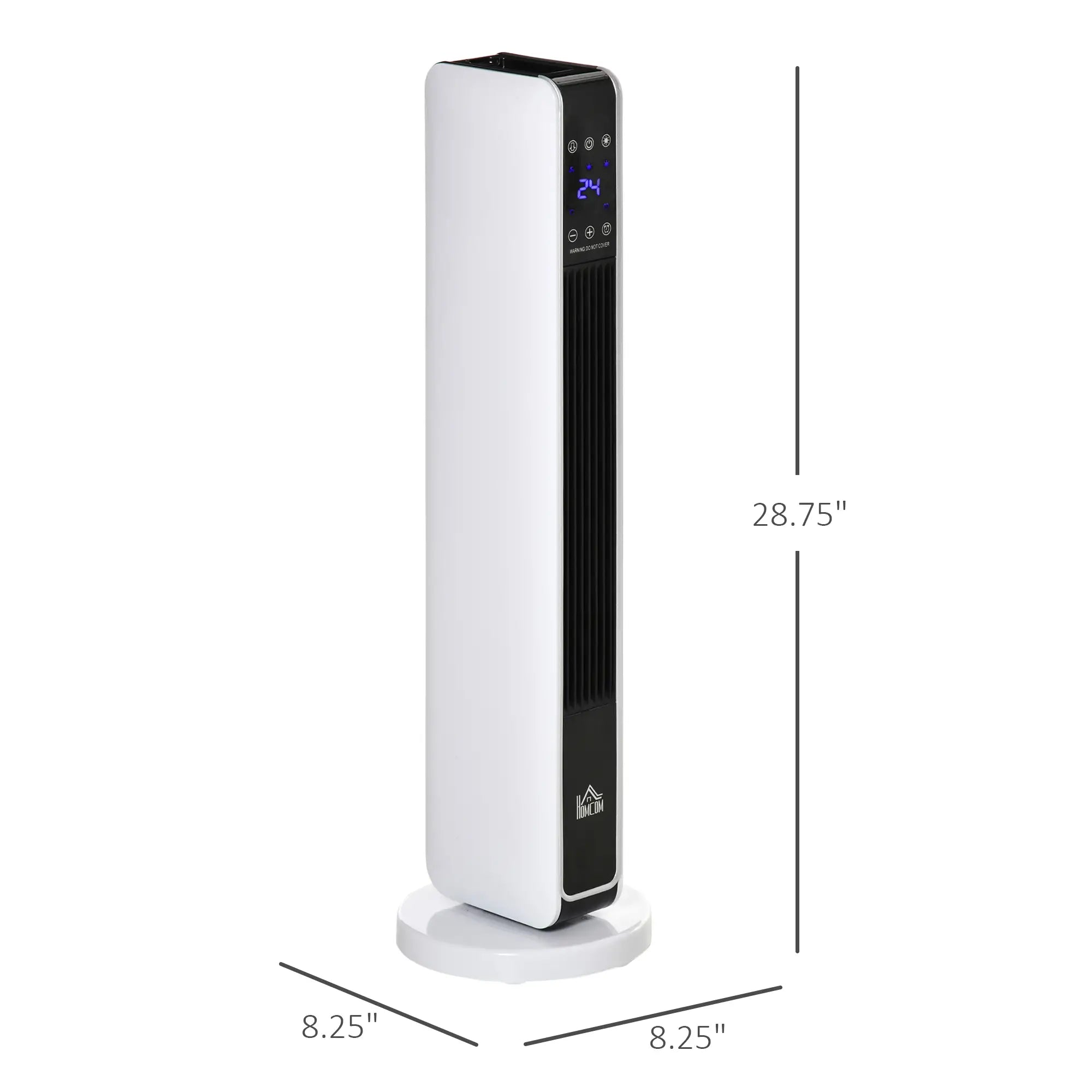 Ceramic Tower Heater, Oscillating, Remote, Timer, 750W/1500W Electric Tower Heaters at Gallery Canada