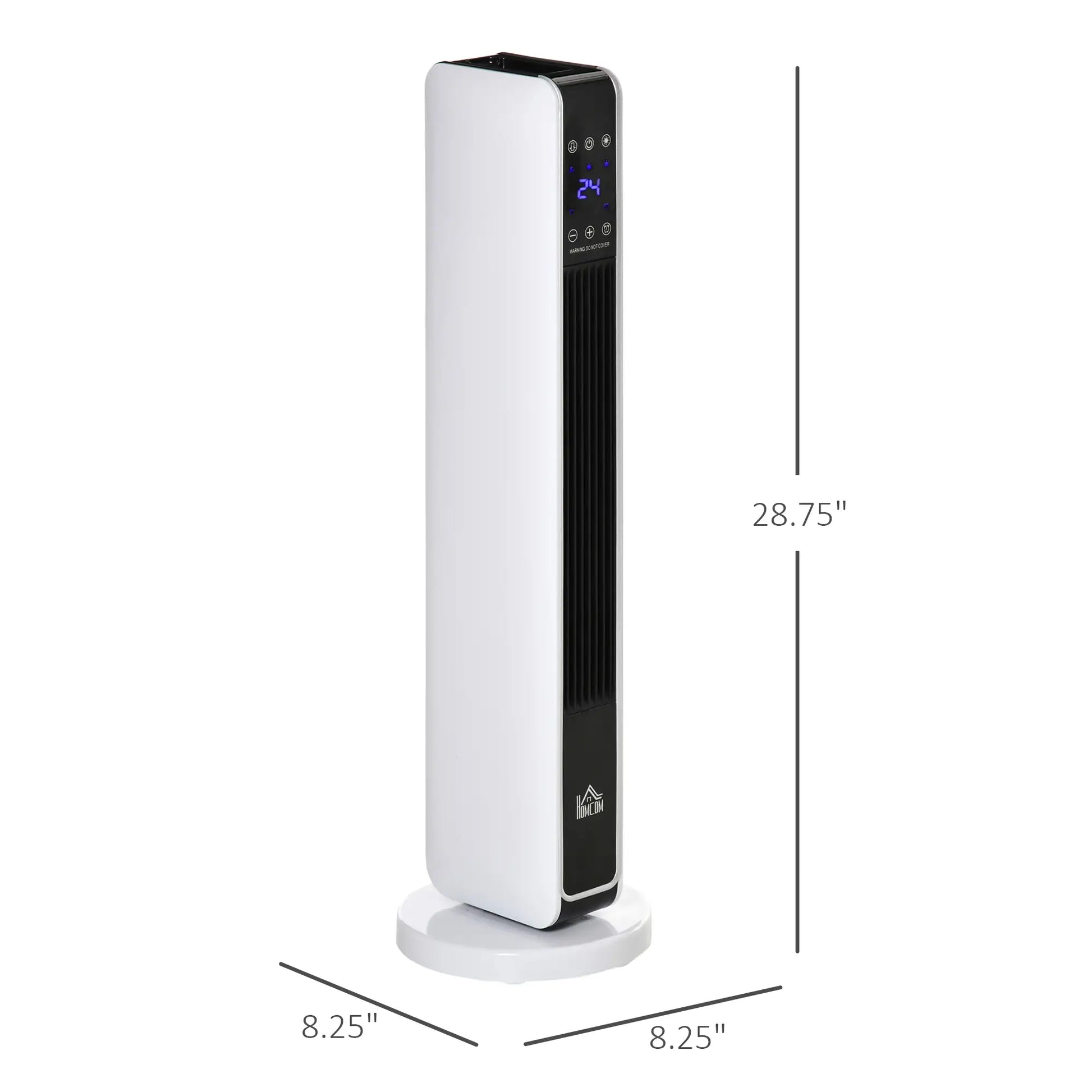 Ceramic Tower Heater, Oscillating, Remote, Timer, 750W/1500W Electric Tower Heaters at Gallery Canada