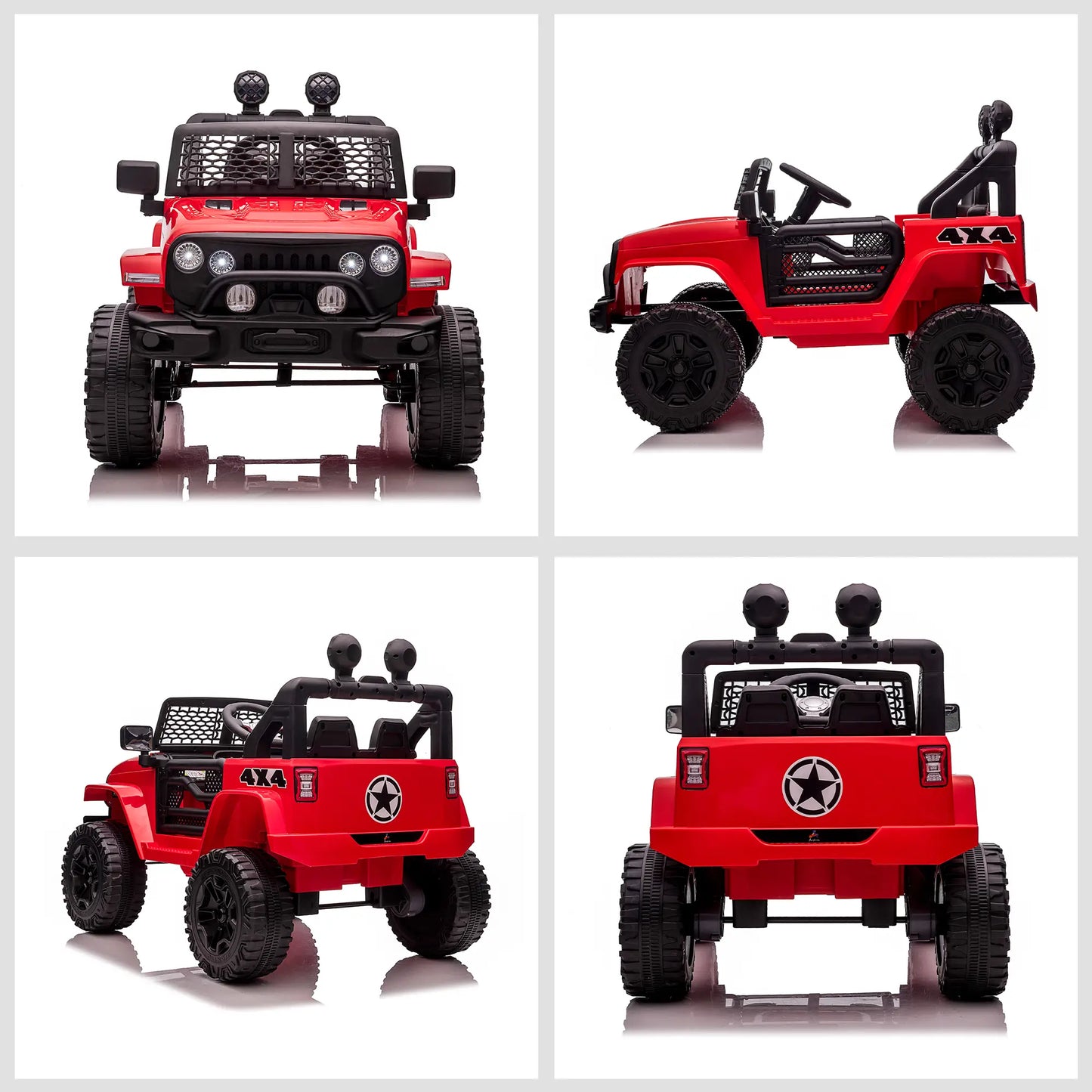 12V Kids Ride On Car, Off Road Truck, SUV Electric, Red Electric Toy Cars at Gallery Canada