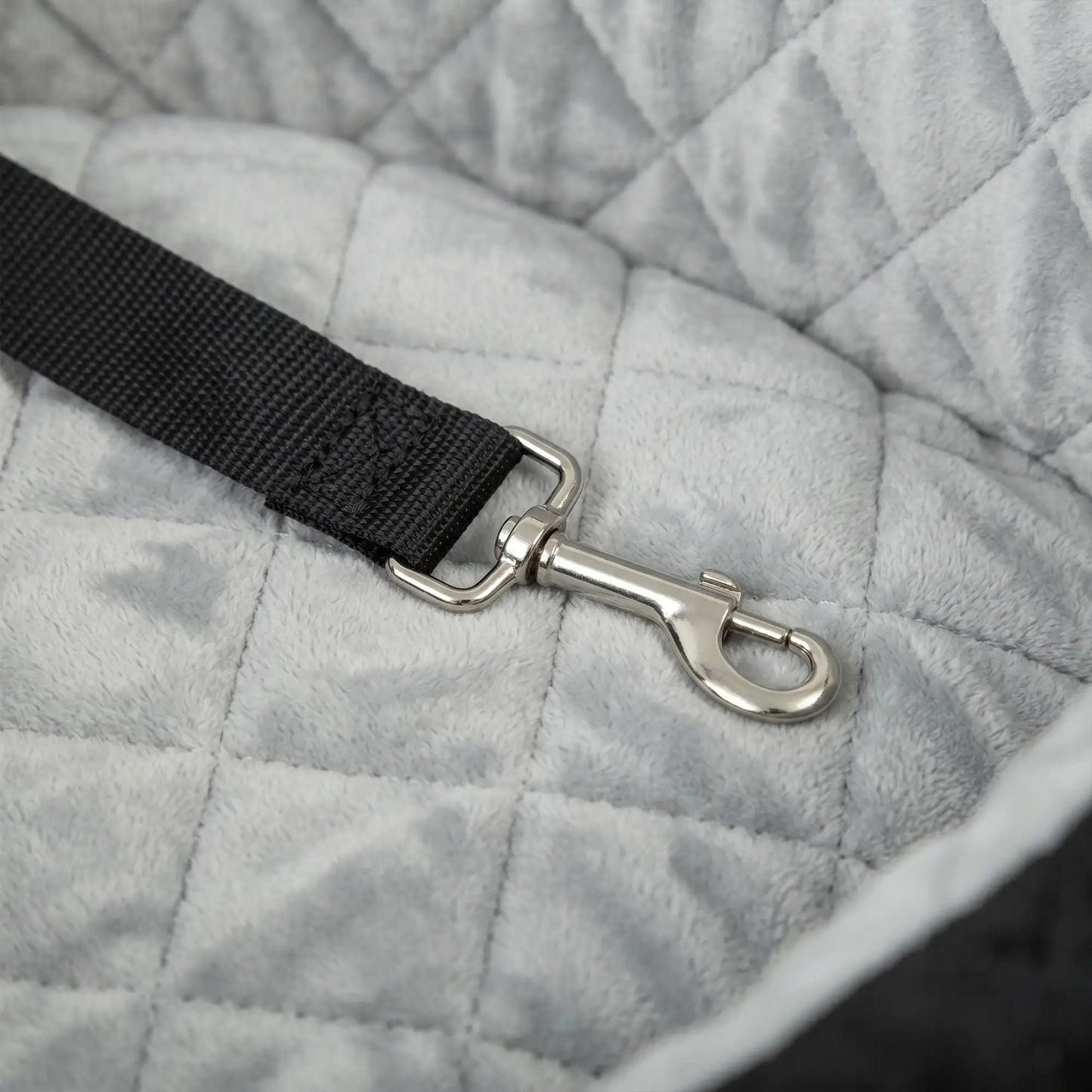 Dog Booster Car Seat Washable, Small Under 10kg, Grey