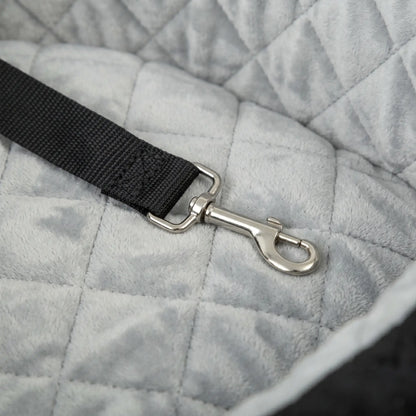 Dog Booster Car Seat Washable, Small Under 10kg, Grey
