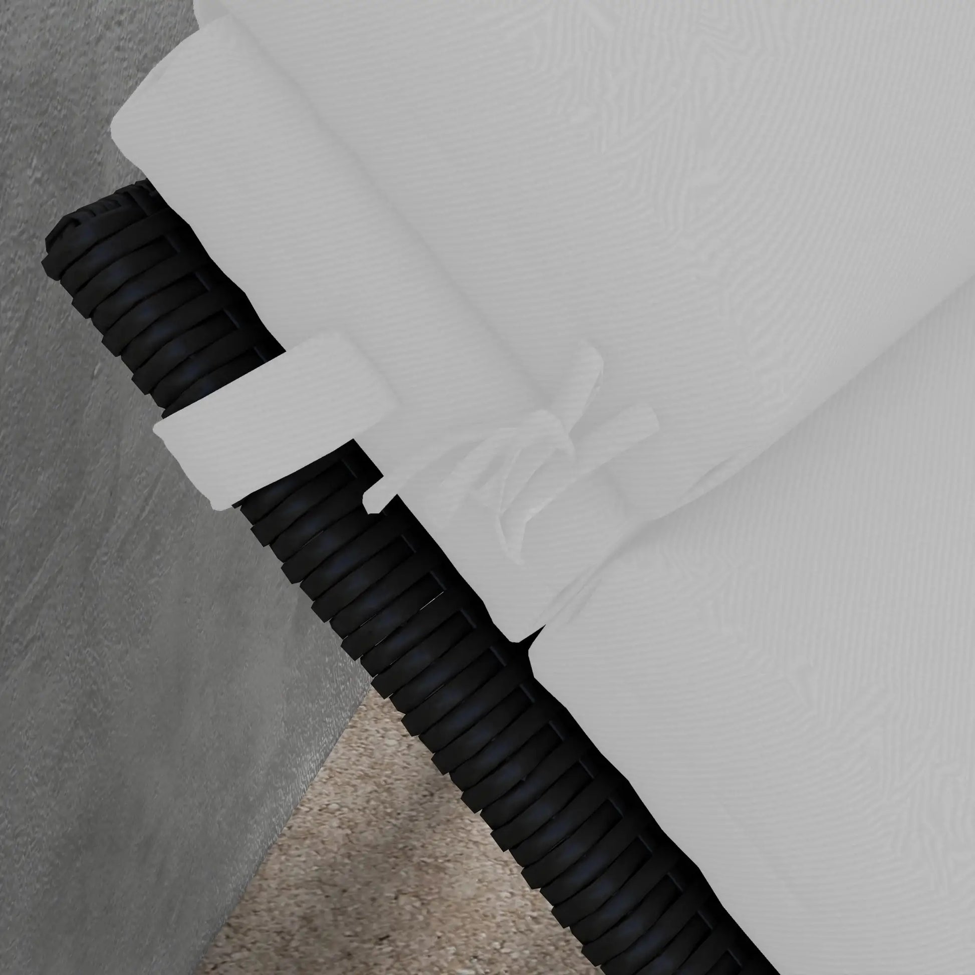 Patio Chaise Lounge Chair Cushion, with Headrest and Ties, Light Grey Patio Chair Cushions at Gallery Canada