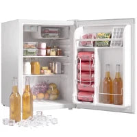2.6 Cu Ft Mini Fridge, Compact Refrigerator, White