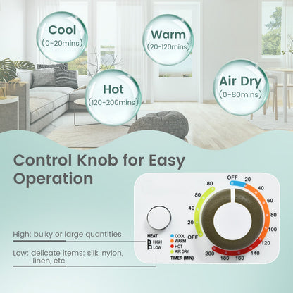 Electric Laundry Dryer and Full-Automatic Washing Machine Combo, White Washers & Dryers at Gallery Canada