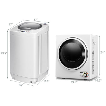 Electric Laundry Dryer and Full-Automatic Washing Machine Combo, White Washers & Dryers at Gallery Canada