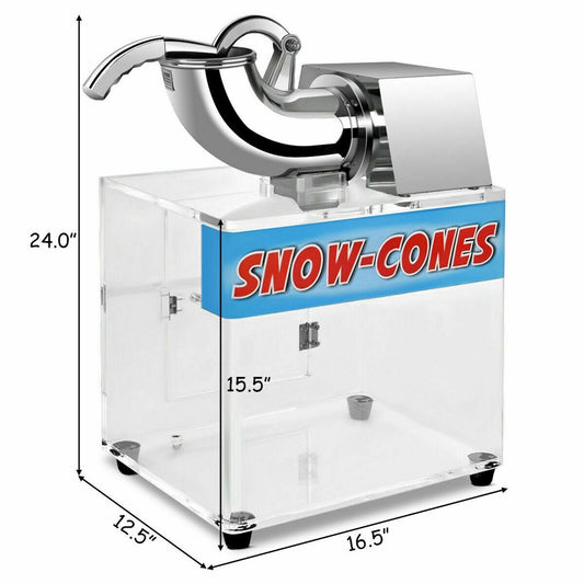 Electric Snow Cone Ice Shaver Maker, White Ice Crushers & Shavers Options at Gallery Canada