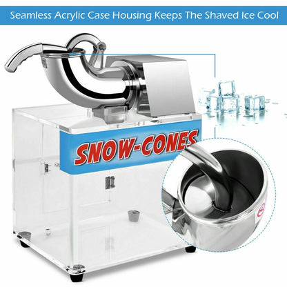 Electric Snow Cone Ice Shaver Maker, White Ice Crushers & Shavers at Gallery Canada
