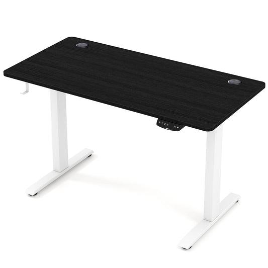 Electric Standing Desk Height Adjustable with 3 Memory Heights Black-S, Black