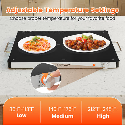 Electric Warming Food Warmer with Adjustable Temperature Control and Overheat Protection Food Warmers & Burners at Gallery Canada