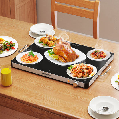 Electric Warming Food Warmer with Adjustable Temperature Control and Overheat Protection Food Warmers & Burners at Gallery Canada