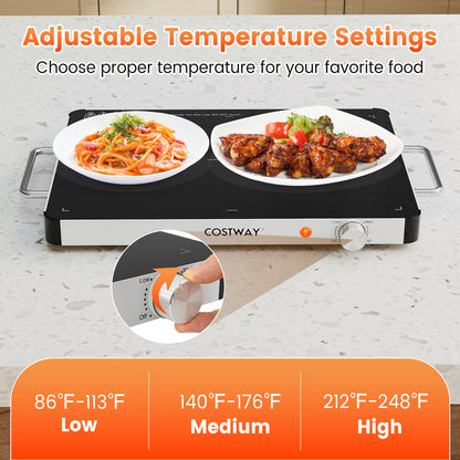 Electric Warming Tray Food Warmer with Adjustable Temperature Control Kitchen Appliances at Gallery Canada