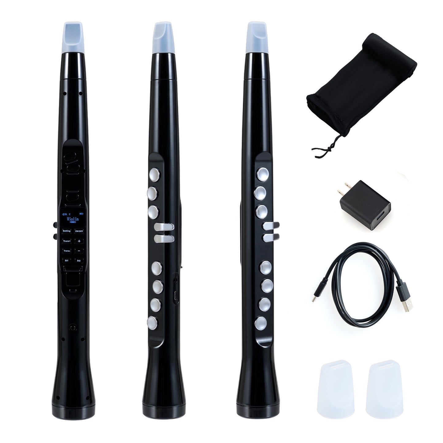 Electronic Wind Instrument Synthesizer, Digital Saxophone, Black Musical Instruments Black at Gallery Canada