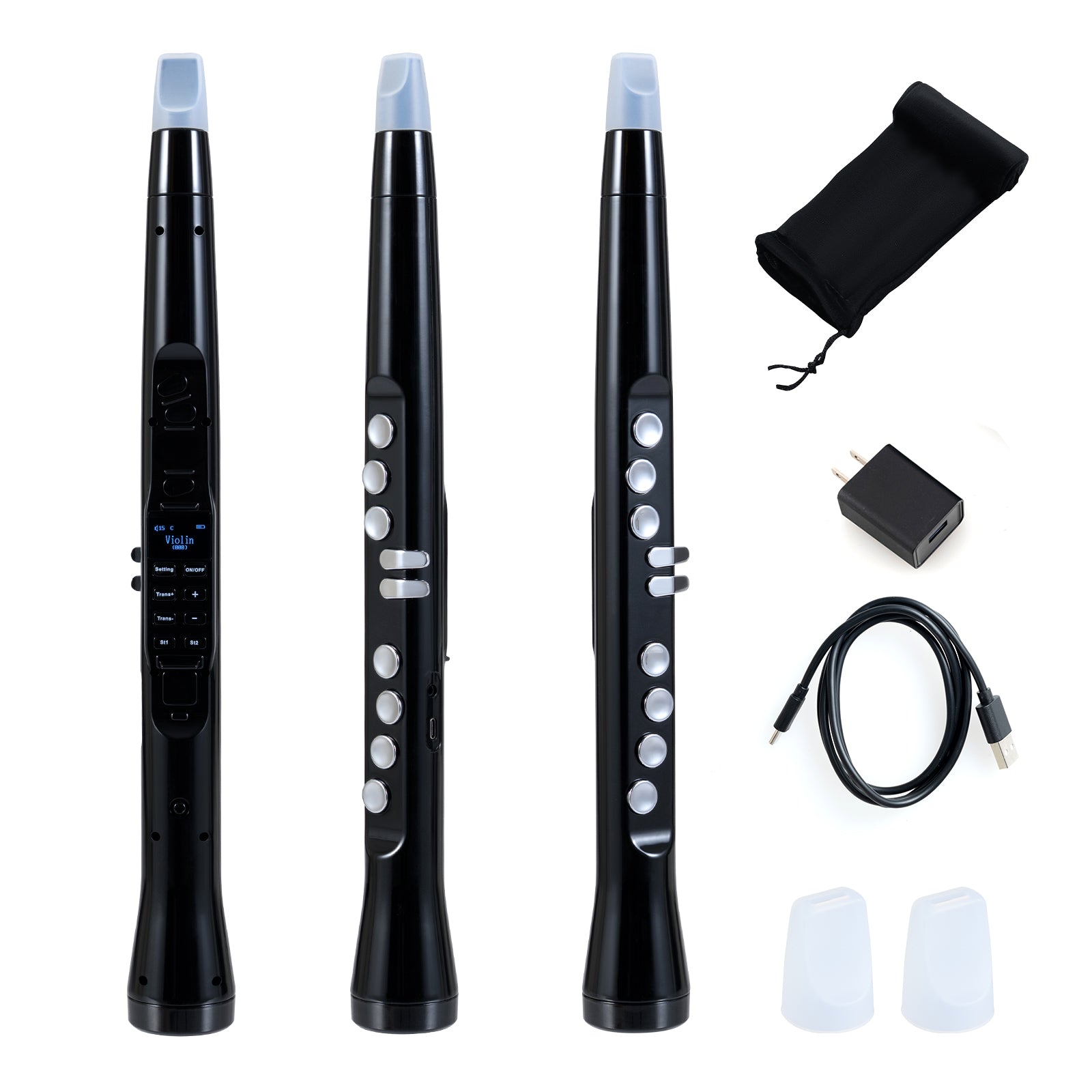 Electronic Wind Instrument Synthesizer, Digital Saxophone, Black Musical Instruments at Gallery Canada