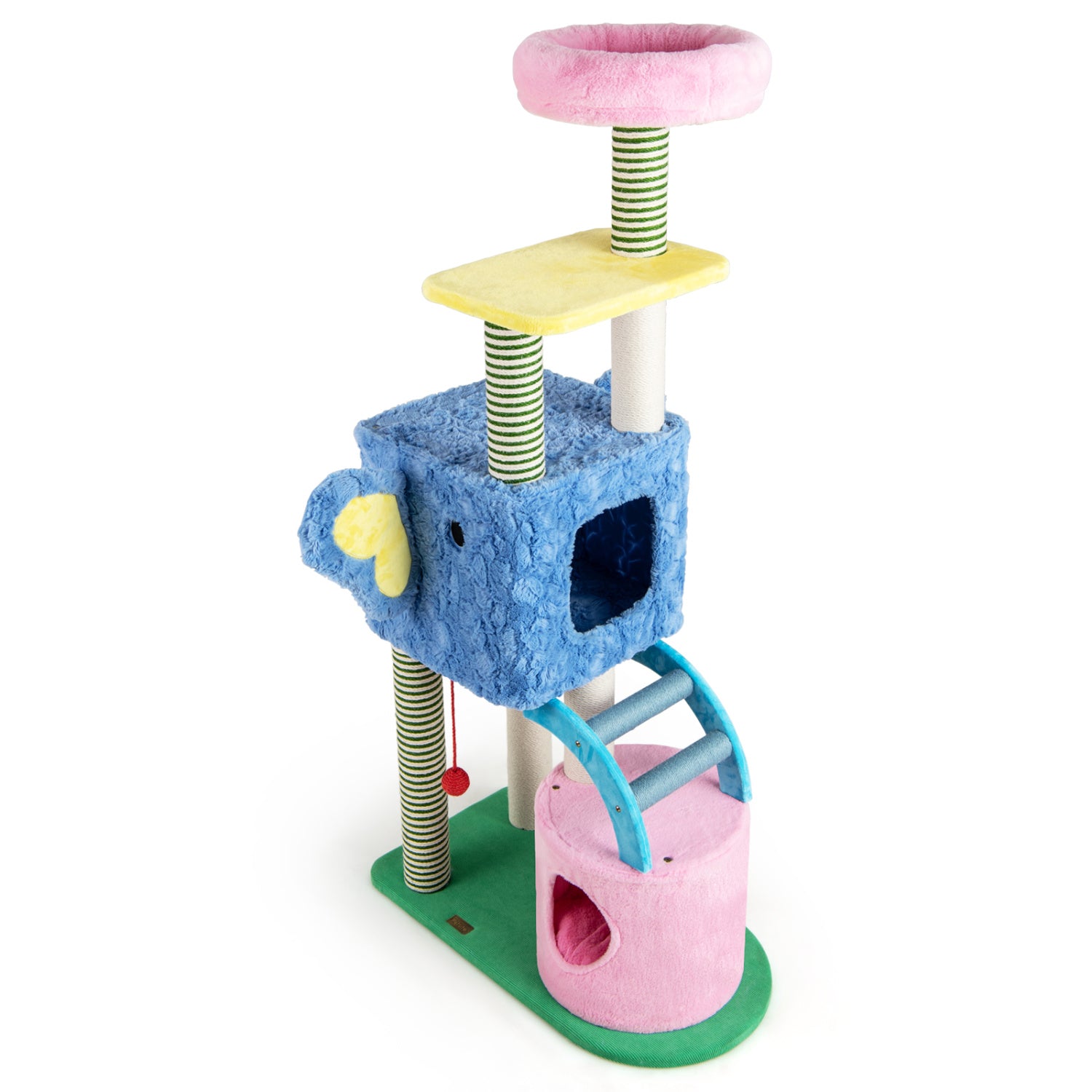 Elephant Cat Tree, Multi-Level Kitty Tower, Blue Cat Trees Condos & Scratchers at Gallery Canada