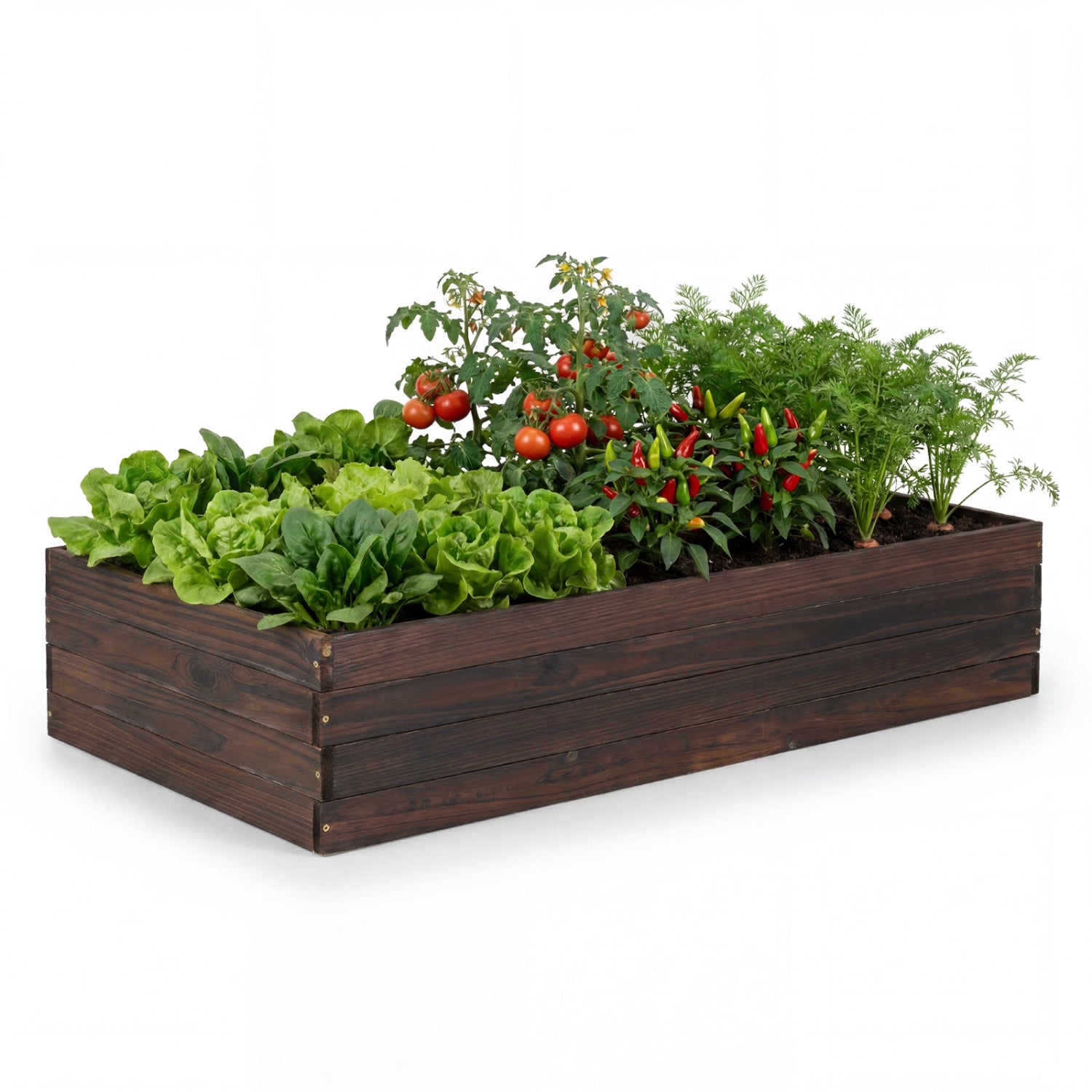 Elevated Wooden Garden Planter Box Bed Kit, Natural Raised Garden Beds at Gallery Canada